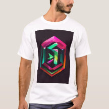 "Mystical Majesty: Geometric Lion Logo with Hologr
