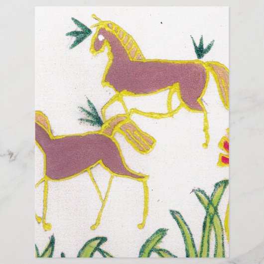 Mystical Majesty: Twin Unicorns in Shimmering Hues (Front)