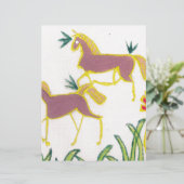 Mystical Majesty: Twin Unicorns in Shimmering Hues (Standing Front)