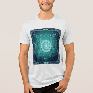 Mystical Mandala Design Tri-Blend Shirt