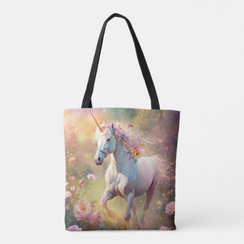 Mystical Mane Unicorn_Inspired Picture Bag Tote Bag