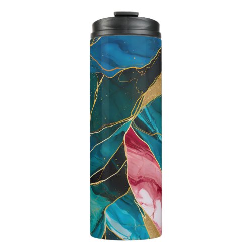 Mystical Marble Fusion Thermal Tumbler