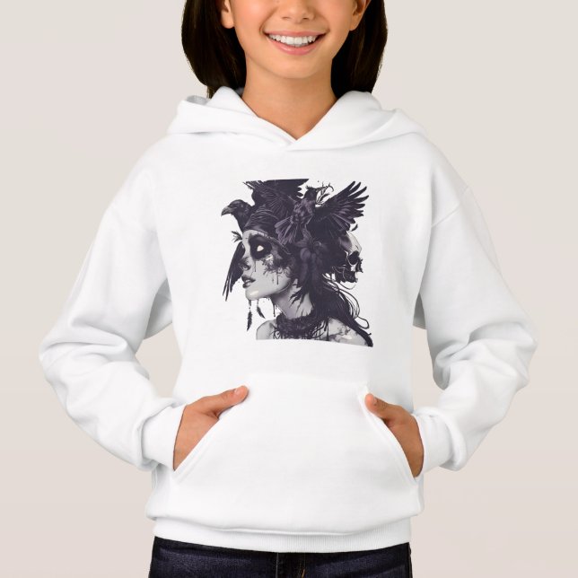 Mystical Merchandise the sad ghost Hoodie (Front)
