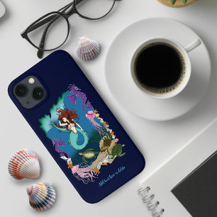 Mystical Mermaid Ocean Fantasy Blue Sea-Life iPhone 13 Case