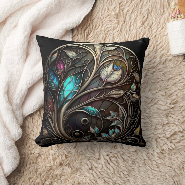 Mystical metals throw pillow (Blanket)