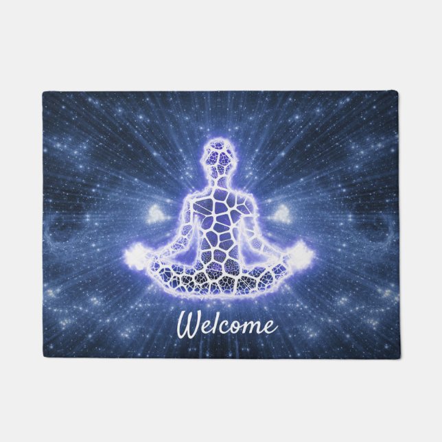 Mystical Metaphysical Meditation Levitation Doormat (Front)