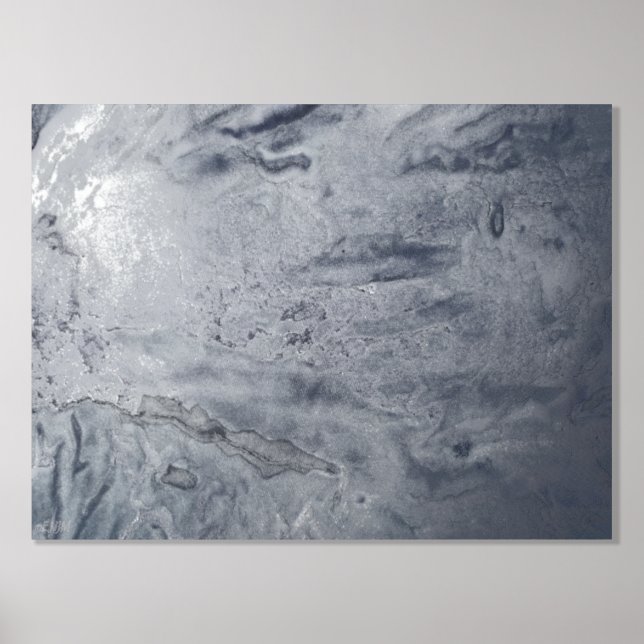 Mystical Mist Silver Foil Print (Front)