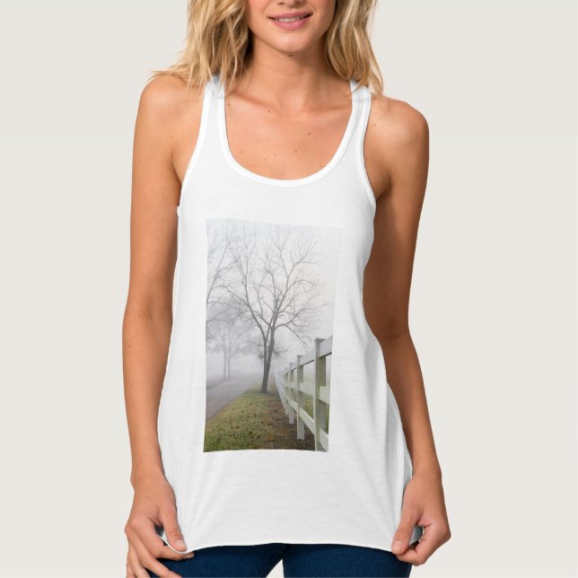 Mystical Misty Morning Tank Top (Front)