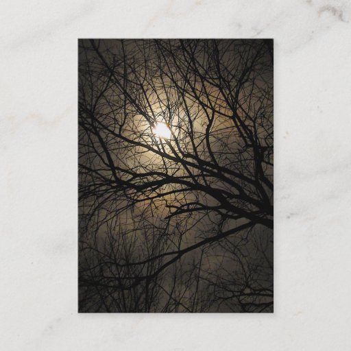Customizable Mystical Moon ATC Business Card