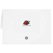 Mystical Moon with Rabbit Silhouette Cards (Back Horizontal)