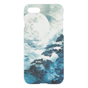 Mystical Moonlit Mountain Landscape iPhone SE/8/7 Case