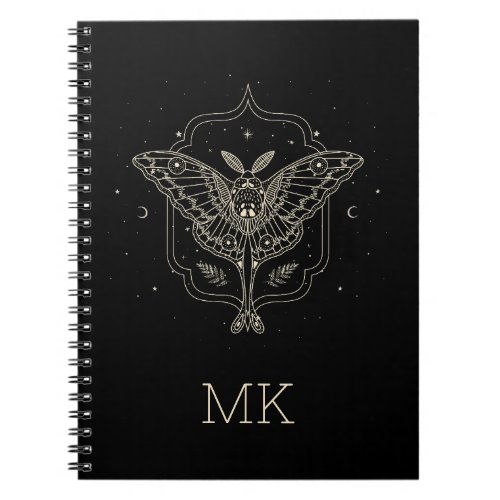 Mystical Moth Celestial Butterfly  Notebook