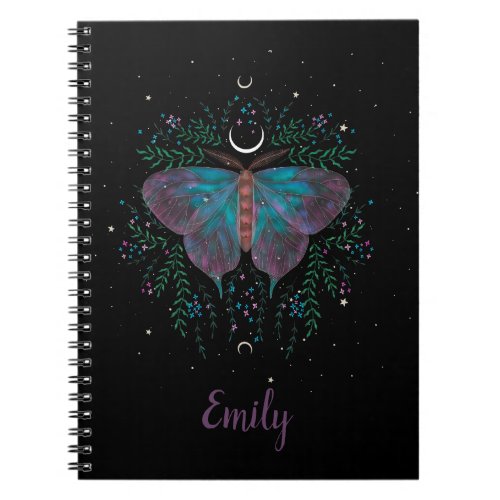 Mystical Moth Customized  Notebook