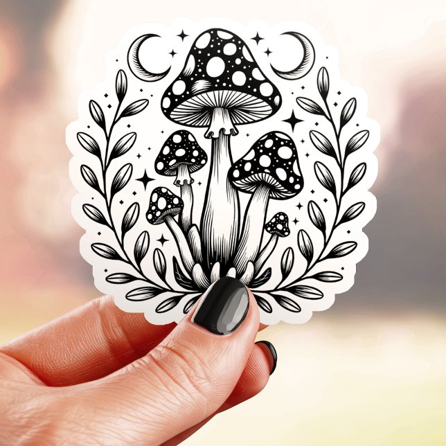 Mystical Mushroom Forest Sticker (Creator Uploaded)