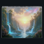 Mystical Nature Landscapes 2026 Fantasy Wall Calendar<br><div class="desc">Bring magic to every month with the Mystical Nature Landscapes 2026 Calendar. Each page features a breathtaking fantasy-inspired scene, from snowy enchanted forests to glowing sunflower fields, dreamy beaches, and mystical castles. Perfect for nature lovers, fantasy fans, and anyone who enjoys whimsical art, this calendar makes an enchanting gift or...</div>