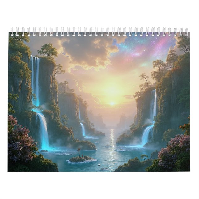 Mystical Nature Landscapes 2026 Fantasy Wall Calendar (Cover)