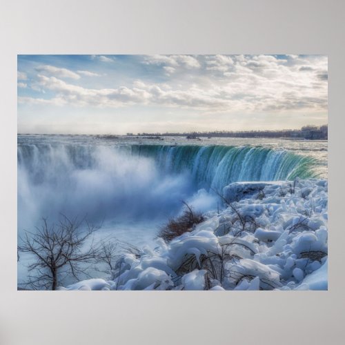 Mystical Niagara Falls Photograph Poster