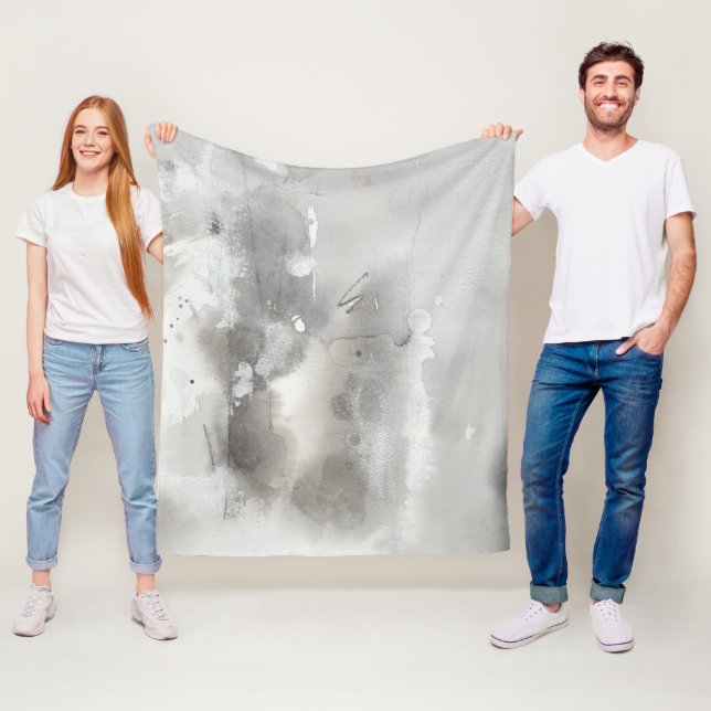 Mystical Objects - Grey Fleece Blanket (In Situ)