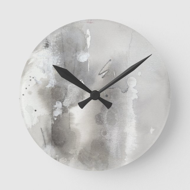 Mystical Objects - Grey Round Clock (Front)