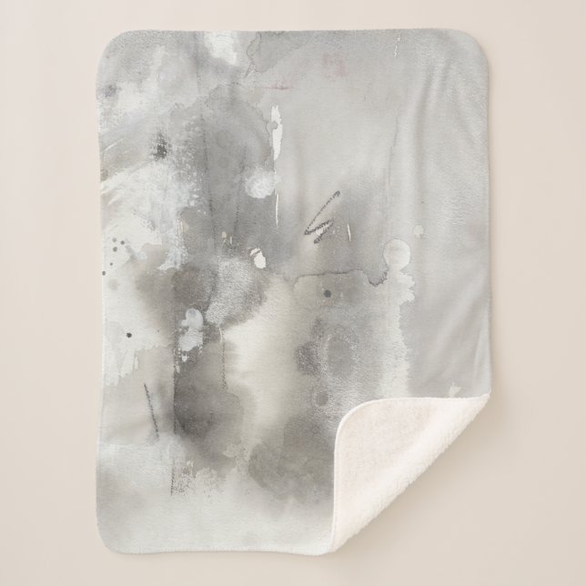 Mystical Objects - Grey Sherpa Blanket (Front)