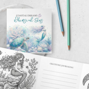 Mystical Ocean Get Well Coloring Card