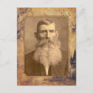 Mystical Old Fashioned Vintage Memory Template Postcard