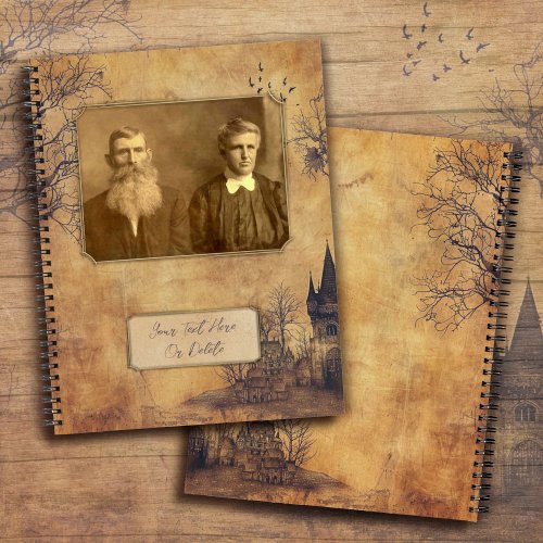 Mystical Old Fashioned Vintage Notebook Template