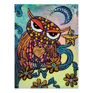 Mystical Owl Postcard