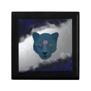 Mystical Panther with Geode Gift Box