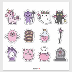 Mystical Pastel Haunts Sticker Pack