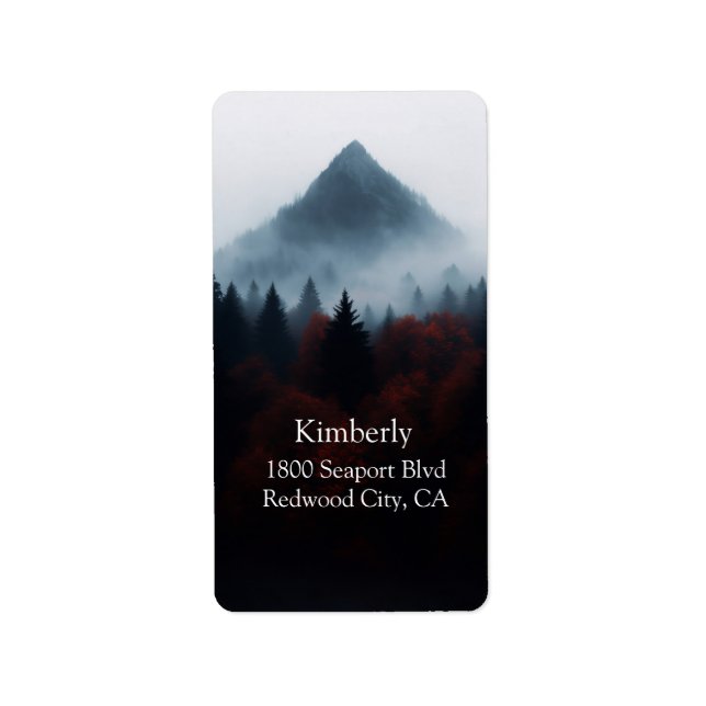 Mystical Peaks in the Mist Label (Front)