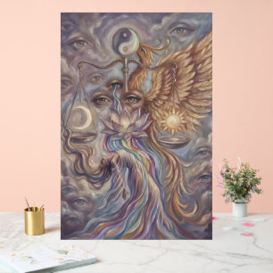 Mystical Phoenix Rebirth Poster