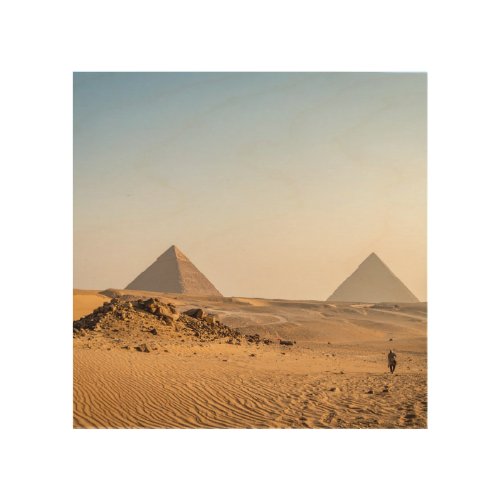 Mystical Pyramids Wood Wall Art