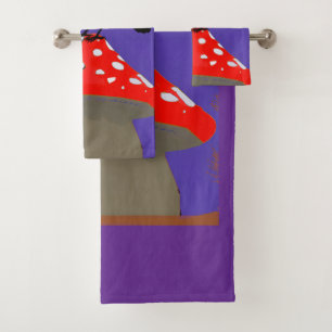 Mystical Raven Gothic Style Bath Towel