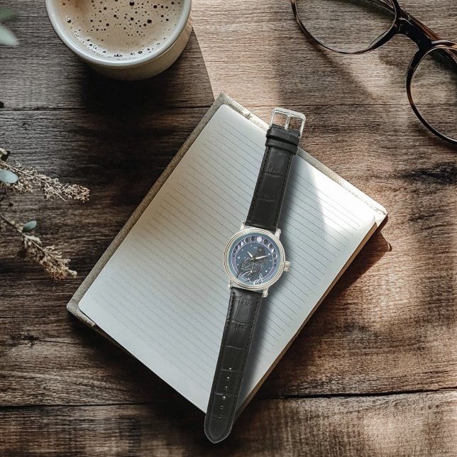 Mystical Raven Moon Phases Celestial Night Sky Watch (Creator Uploaded)