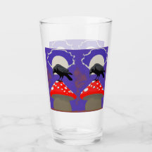 Mystical Raven Pint Glass