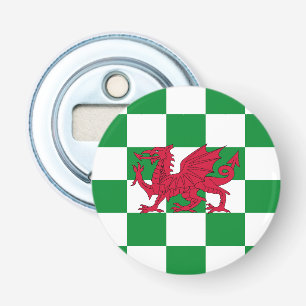 Mystical Red Celtic Dragon Flag of Wales Bottle Opener