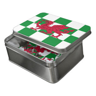 Mystical Red Celtic Dragon Flag of Wales Jigsaw Puzzle