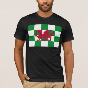 Mystical Red Celtic Dragon Flag of Wales T-Shirt