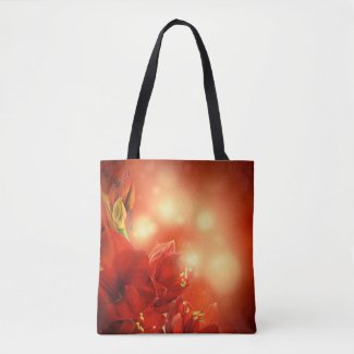 Mystical Red Rose Tote Bag