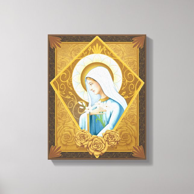 Mystical Rose Canvas Print (Front)