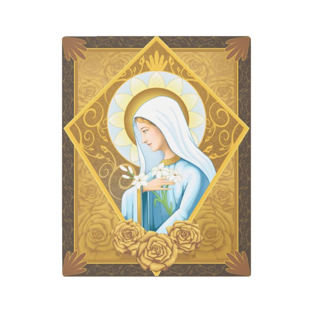 Mystical Rose Metal Print (Front)