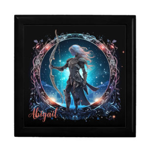 Mystical Sagittarius Zodiac Artwork keepsake Gift Box