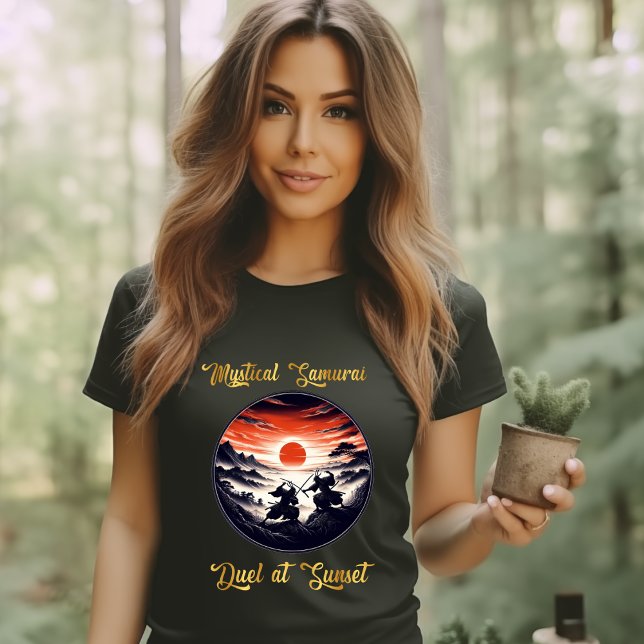 Mystical Samurai Duel at Sunset T-Shirt (Creator Uploaded)