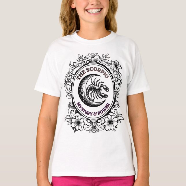 Mystical Scorpio | Master of Mystery Art T-Shirt (Front)
