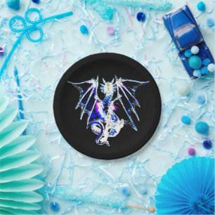 Mystical Sea Beast Dragon Ocean Fantasy Paper Plates