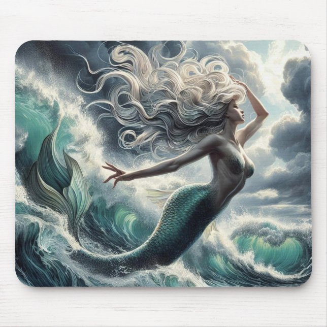 Mystical Sea Creature Mouse Pad (Front)