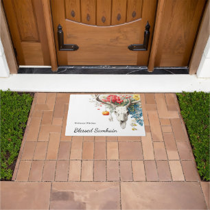 Mystical Seasons Samhain Grimoire Book of Shadow Doormat