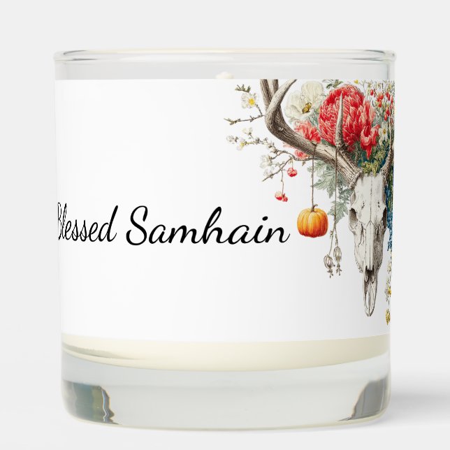 Mystical Seasons | Samhain Witchy Design Scented Candle (Front)