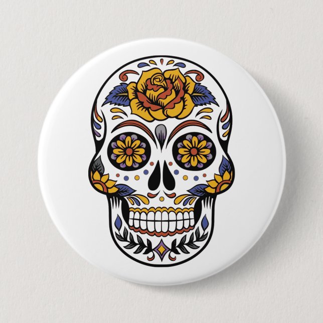 Mystical Skull Button (Front)